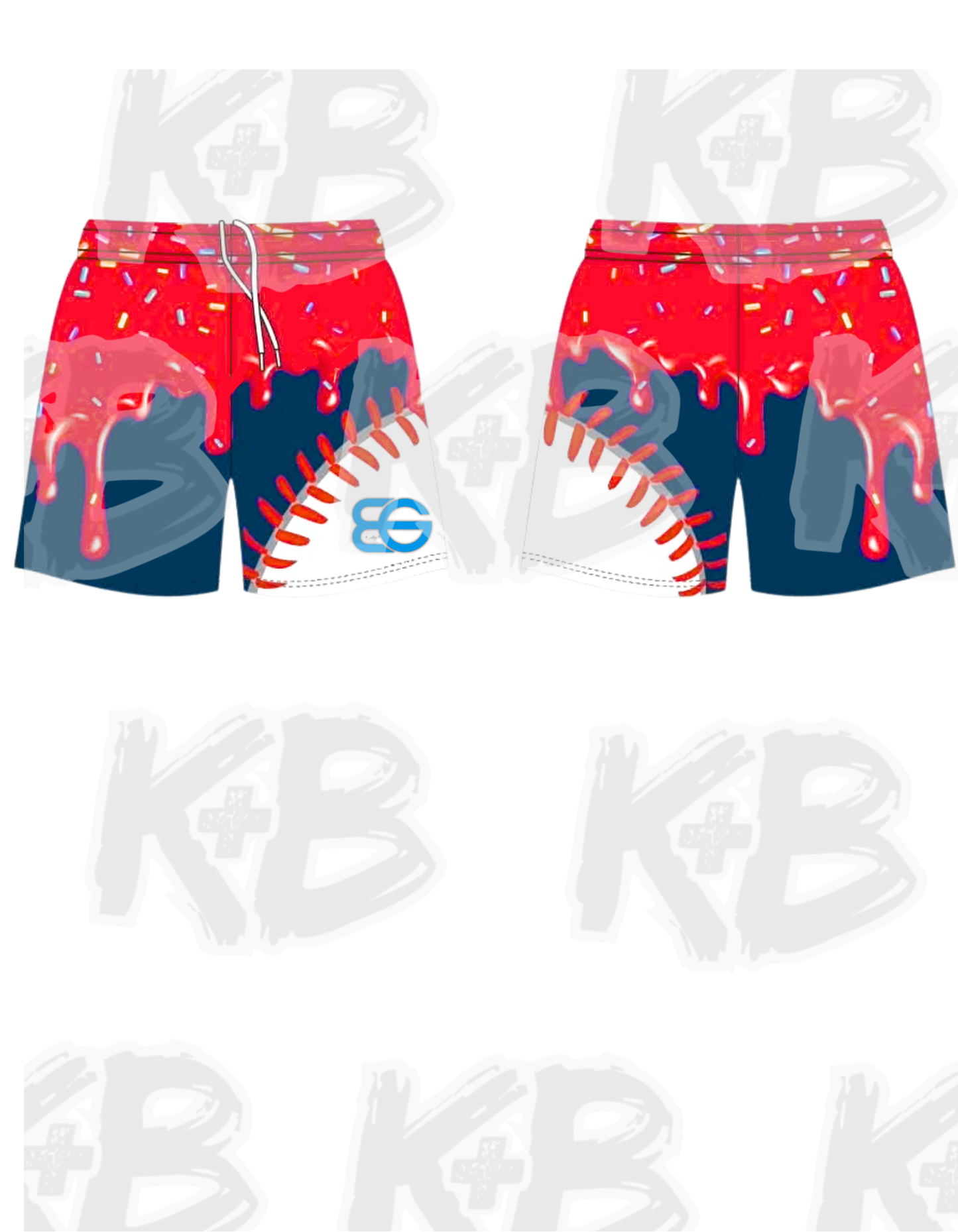 BG Shorts drippy seams