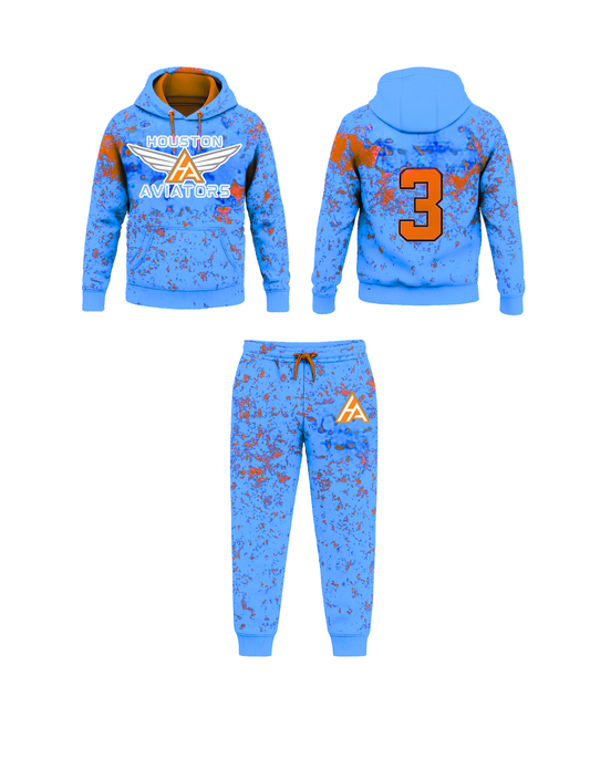 Aviators Hoodie/Jogger splatter