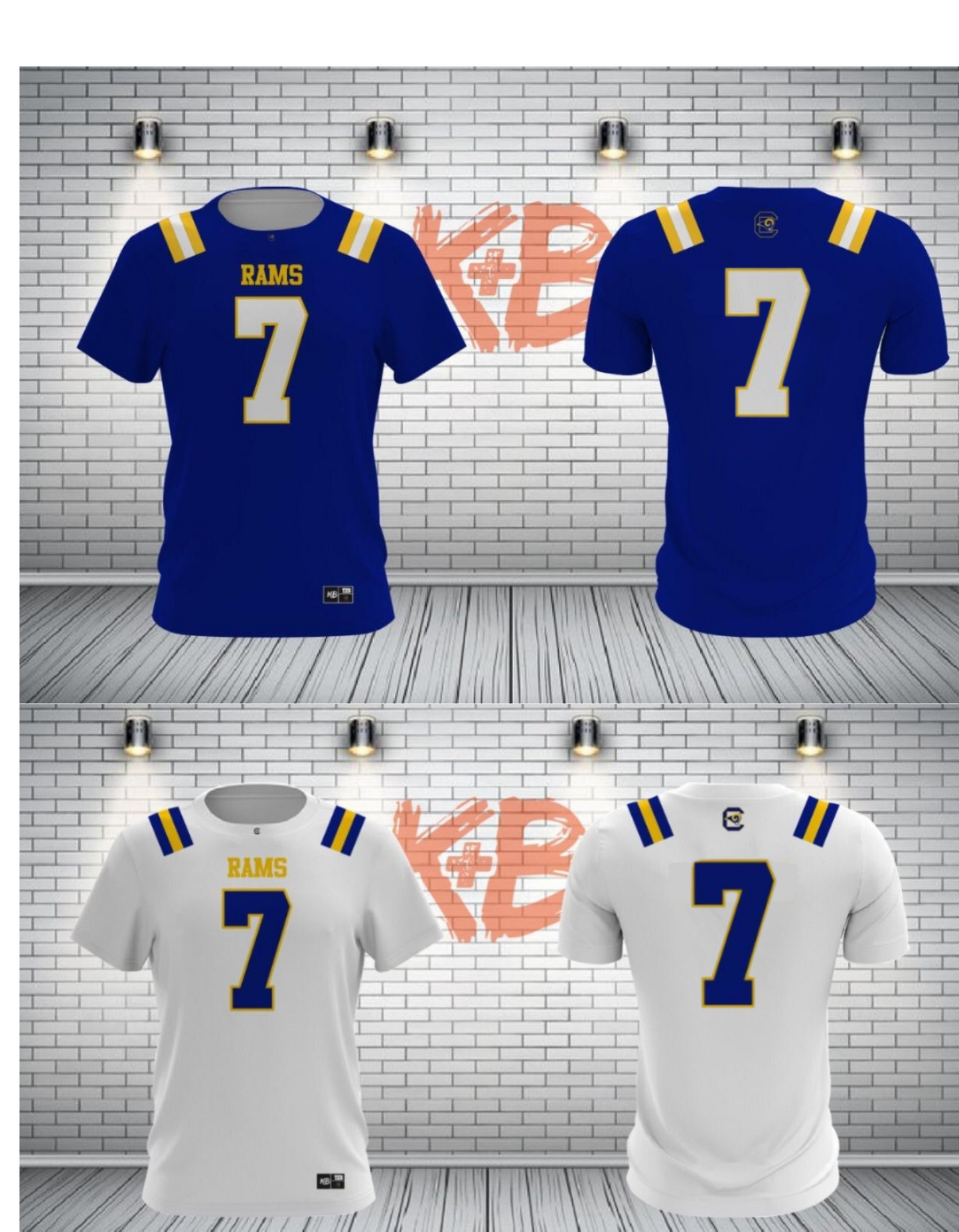 CHS Football Compression Jersey Shirt