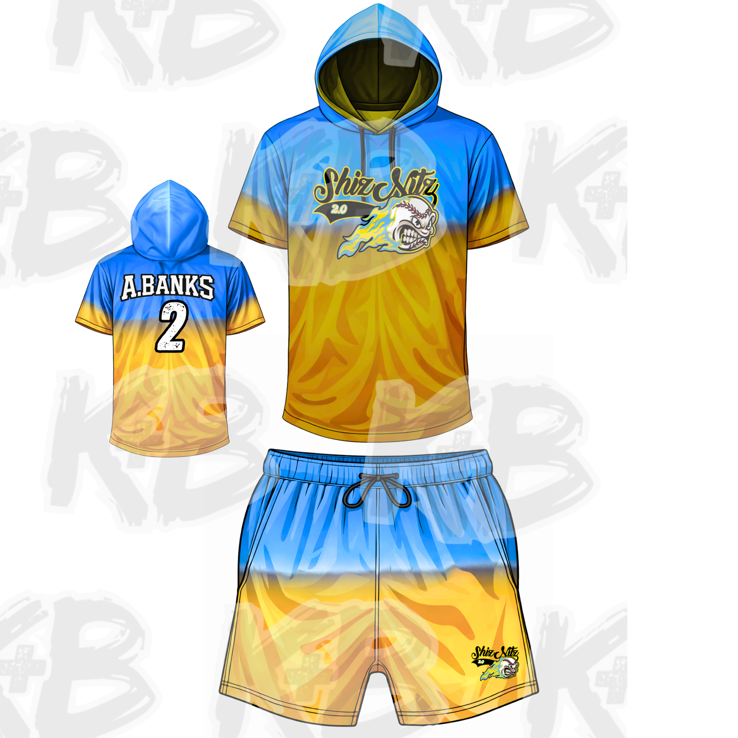 SN ss hooded ombre Set