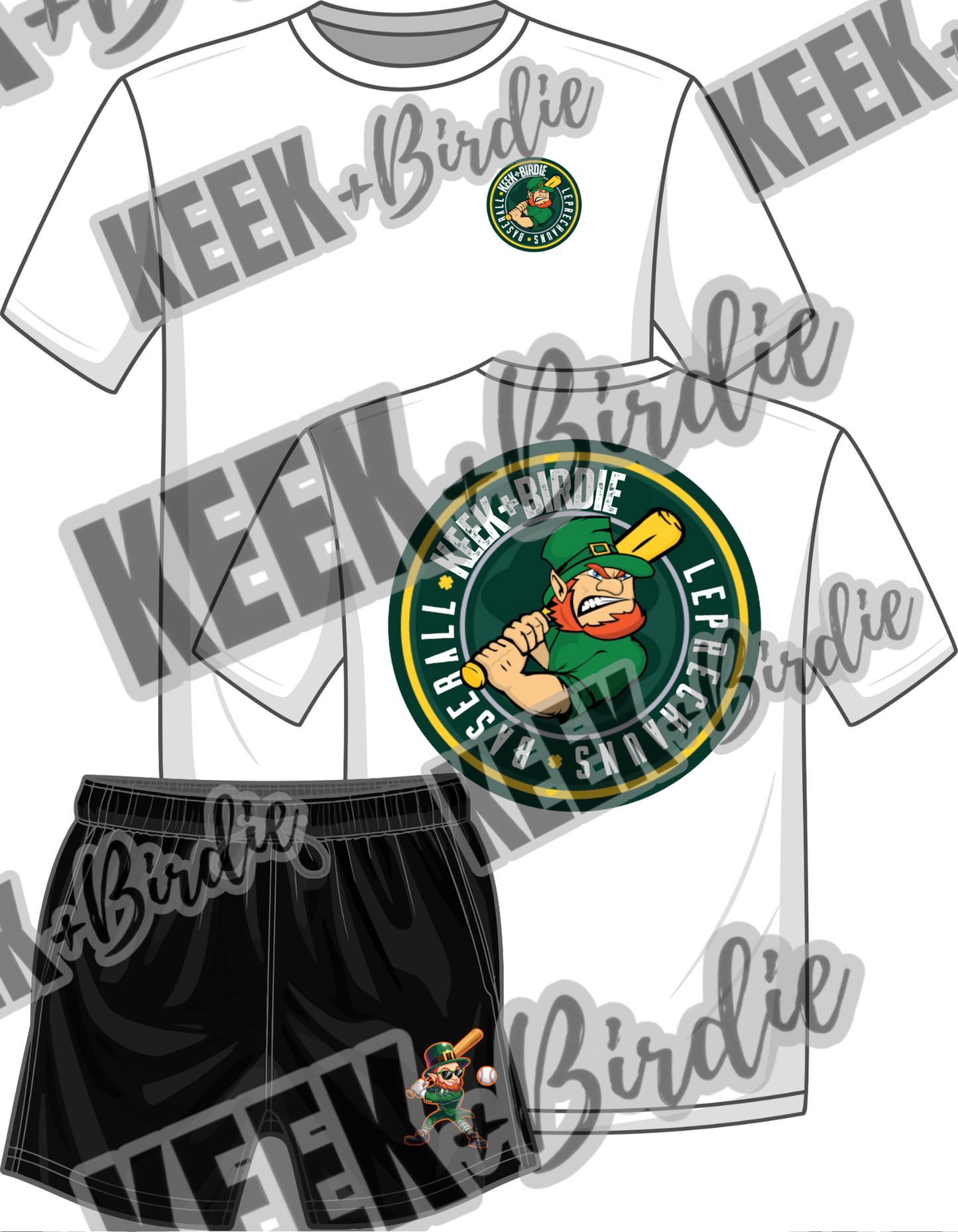 KB St Pats Set Leprechaun Baseball