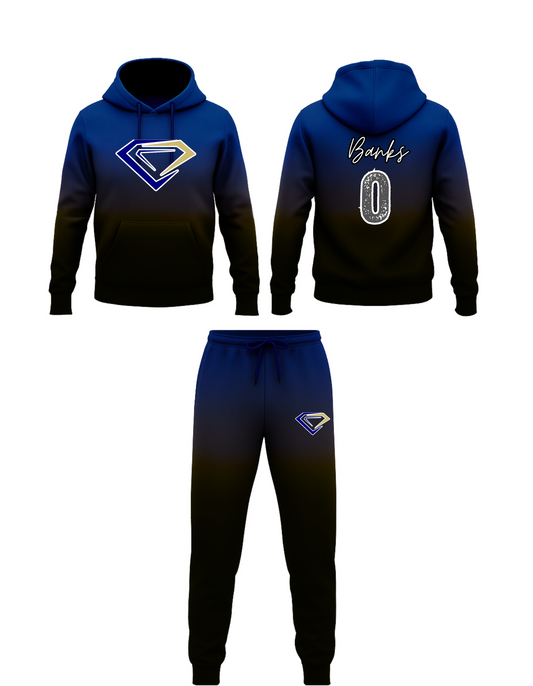 Diamond hoodie/jogger set 2
