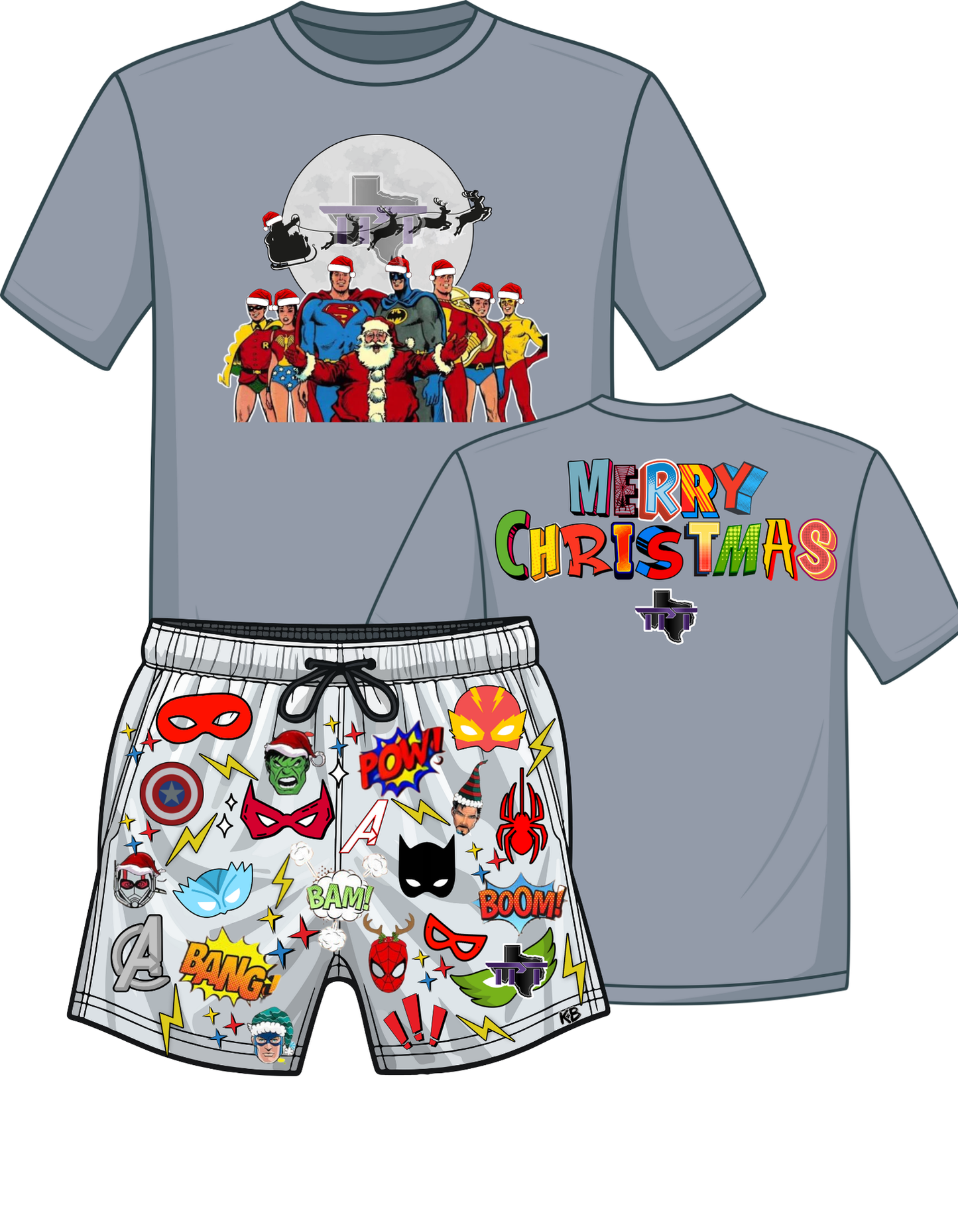 TPT Christmas Set tpt moon sleigh