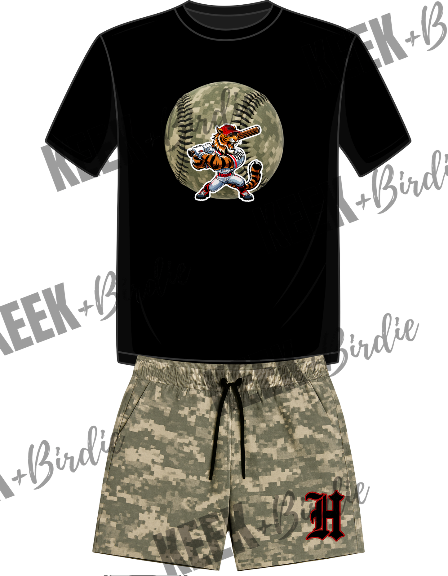 HT Set camo baseball