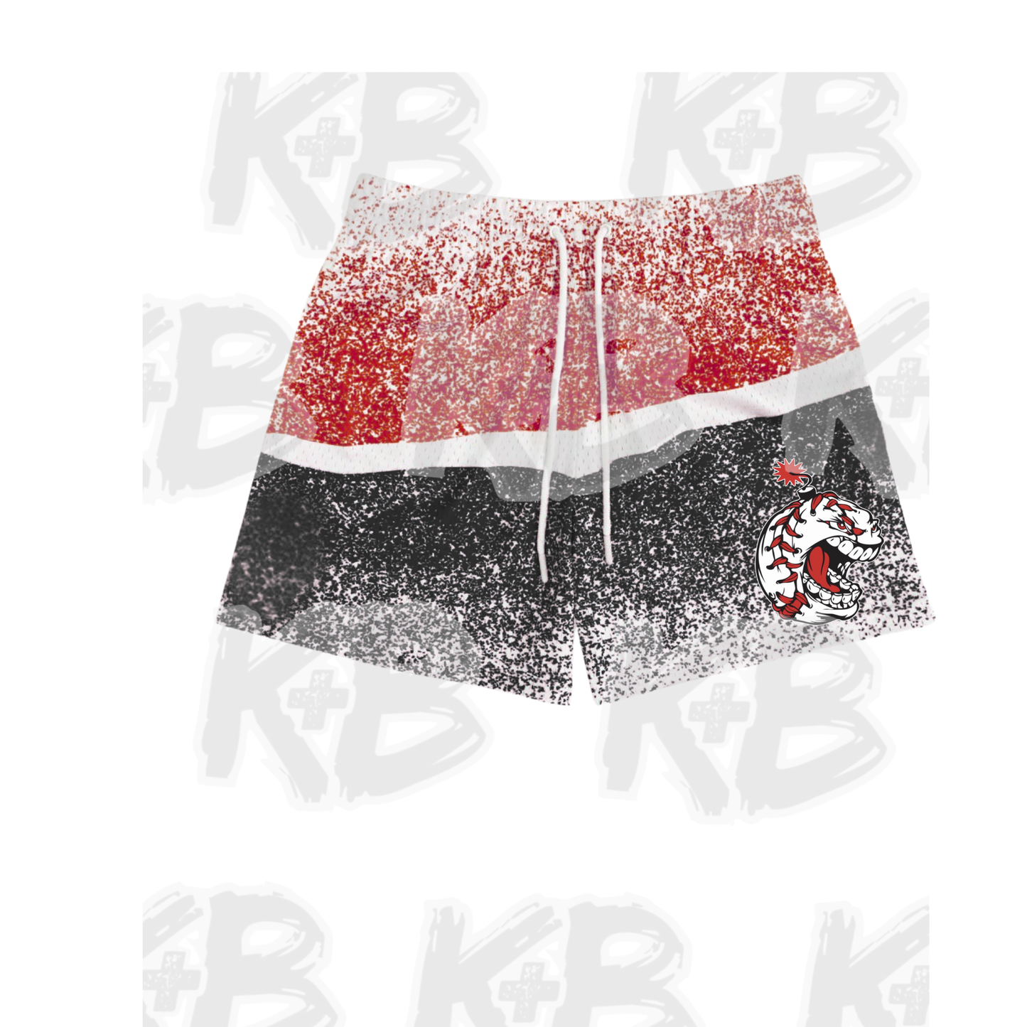 OB shorts spray paint