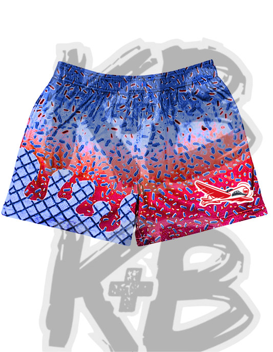 Spitfire shorts red/blue ice cream