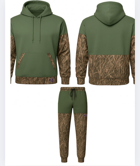 KB hoodie/jogger set camo 5