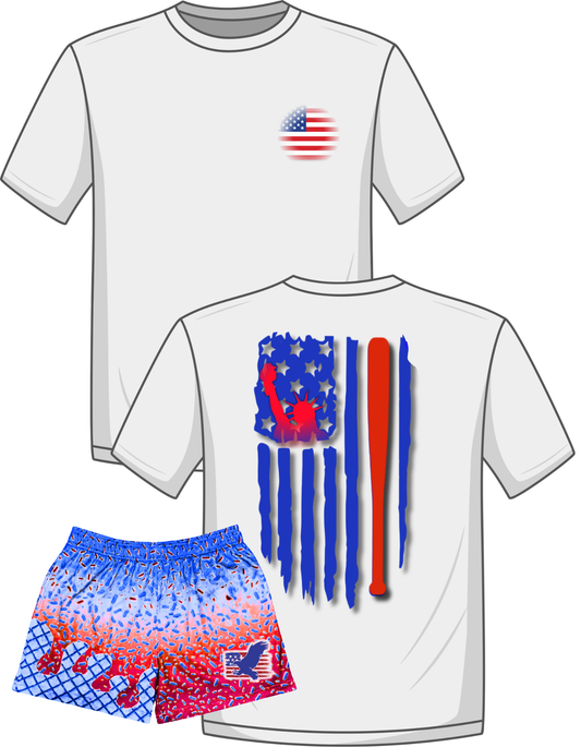 KB Set Flag/Lady Liberty (RWB Series) RTS