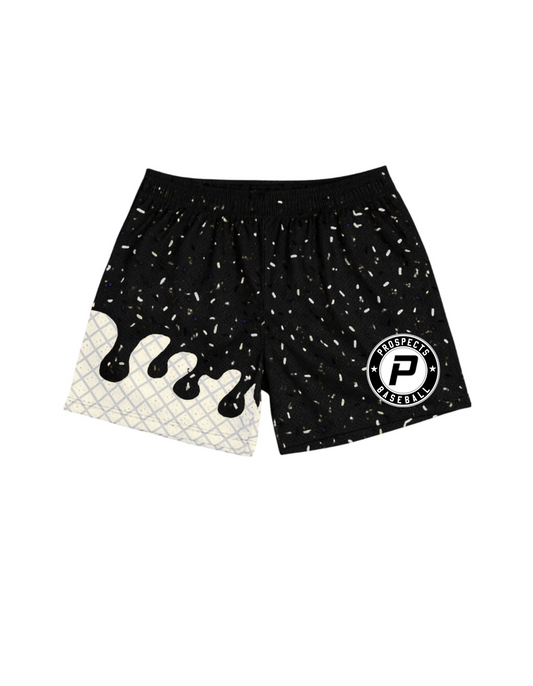 Prospects- black/grey/white ice cream shorts