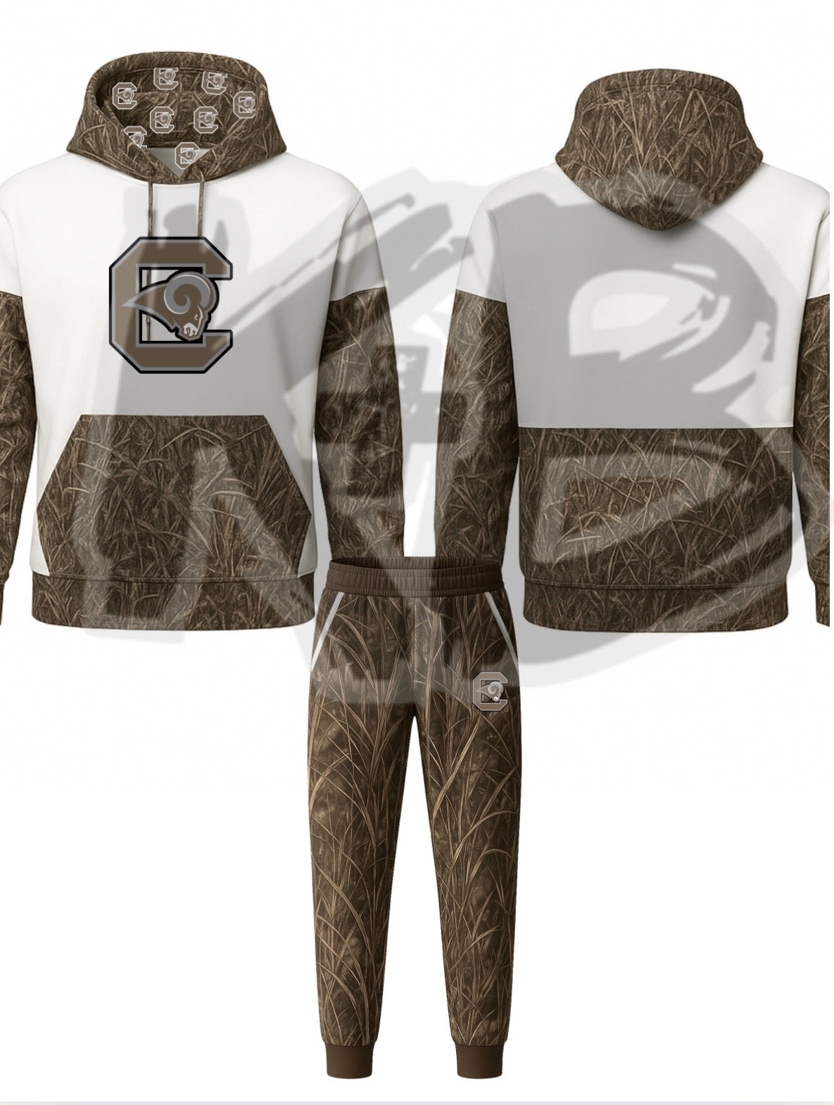 KB hoodie/jogger set camo 2