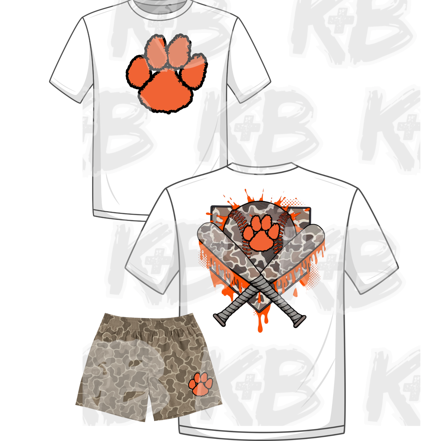 Cats set camo bats