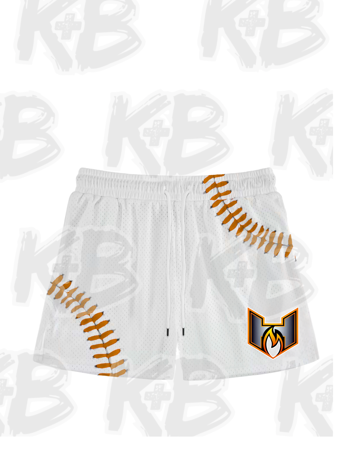 Heat Shorts seams orange