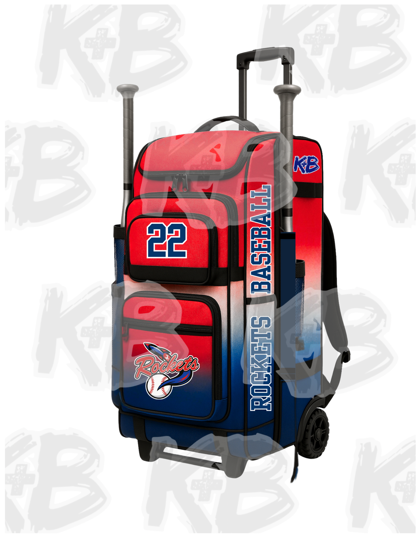 SCR Bat bag w/ trolley