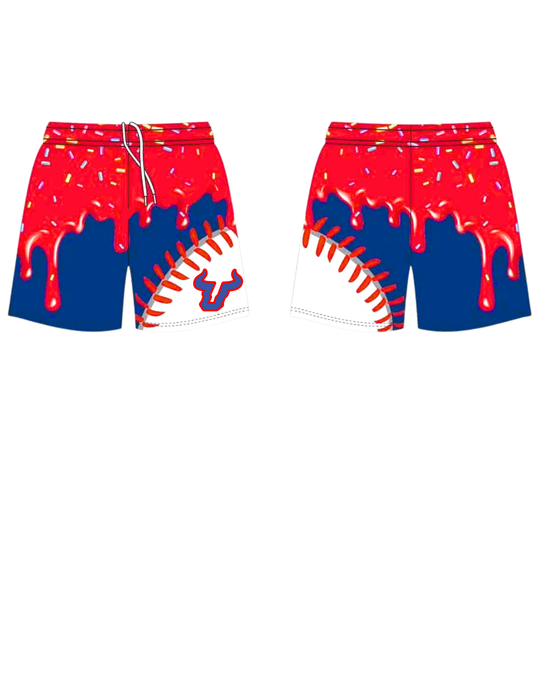 Sumter Bulls-drippy seams shorts