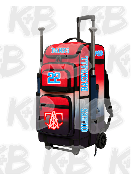 OB Bat bag w/trolley wheels