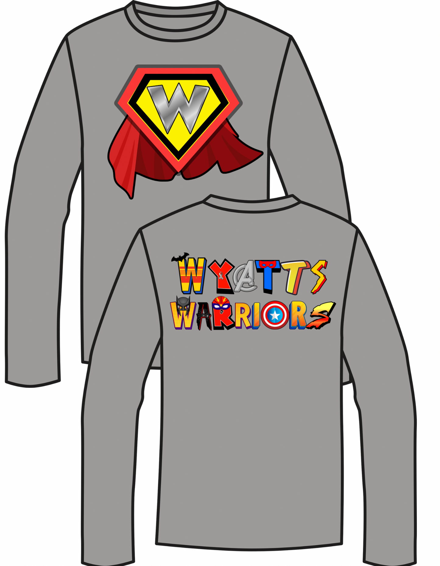Warrior Wyatt Tshirt Fundraiser (Smith Family)