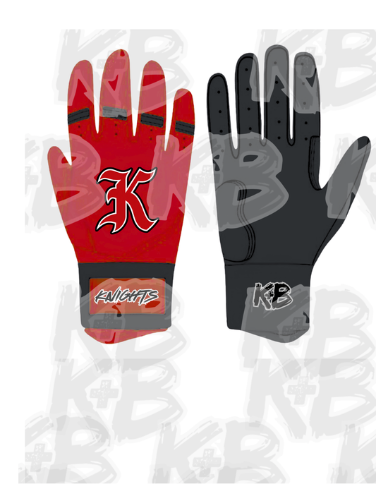 AKS custom batting gloves