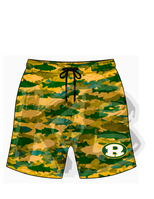 FH shorts fish camo