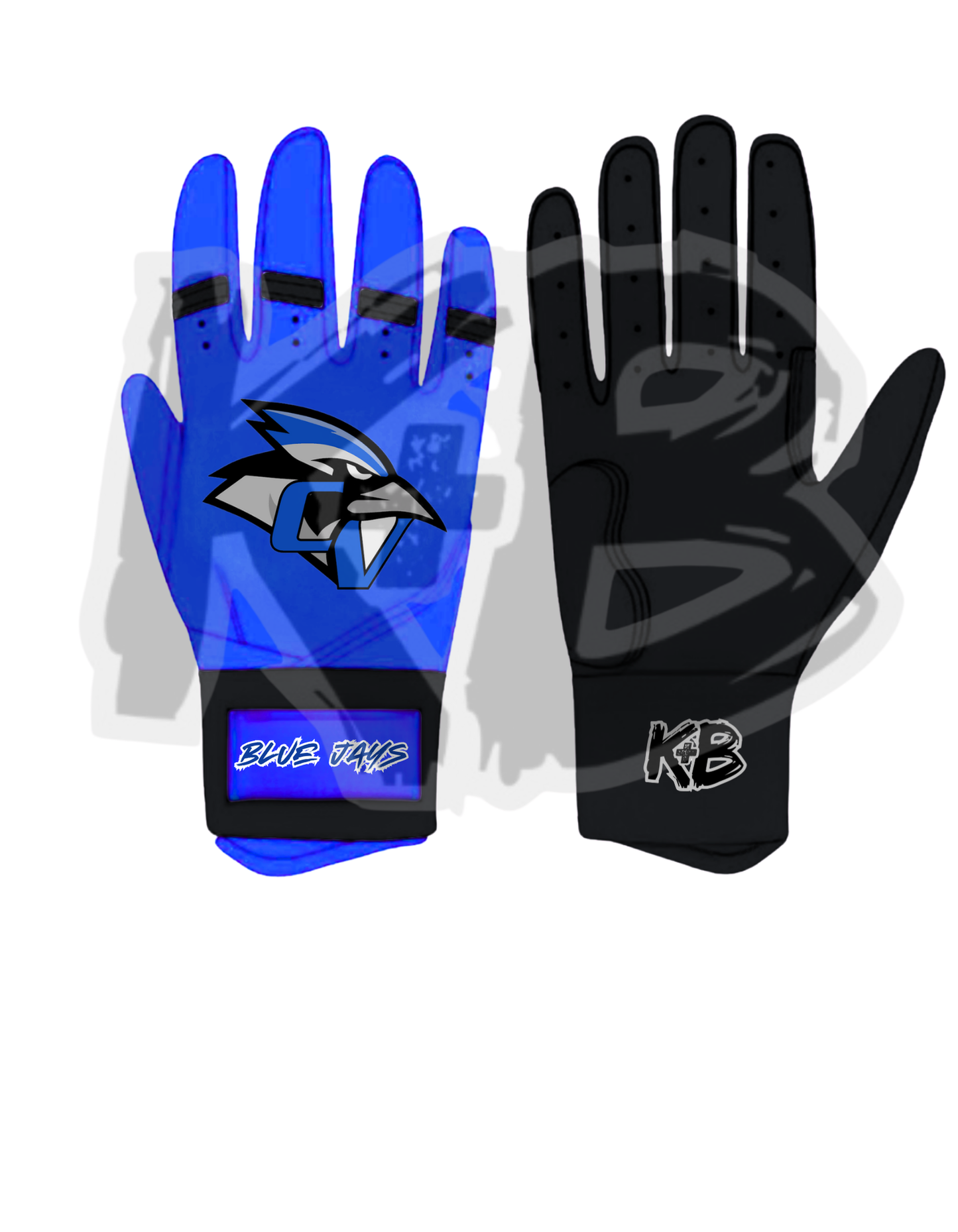 CV custom batting gloves