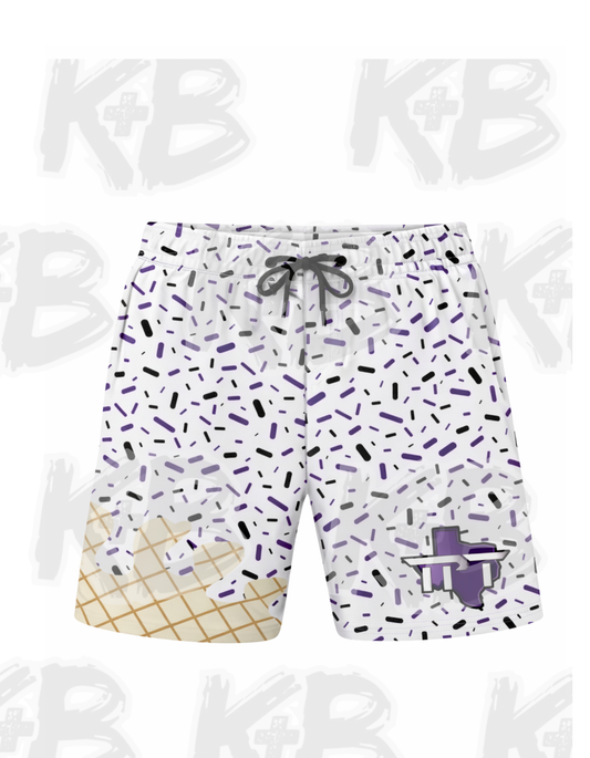 TPT shorts white cone