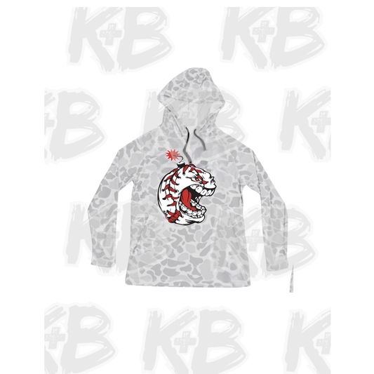 OB hoodie white/grey camo