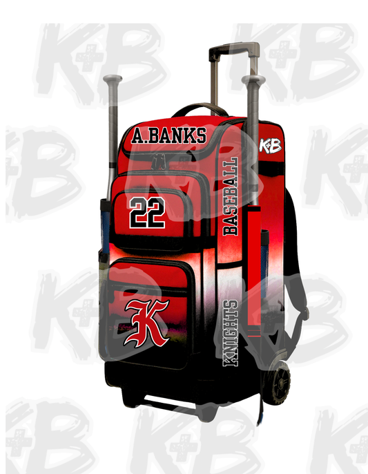 AKS bat bag with trolley