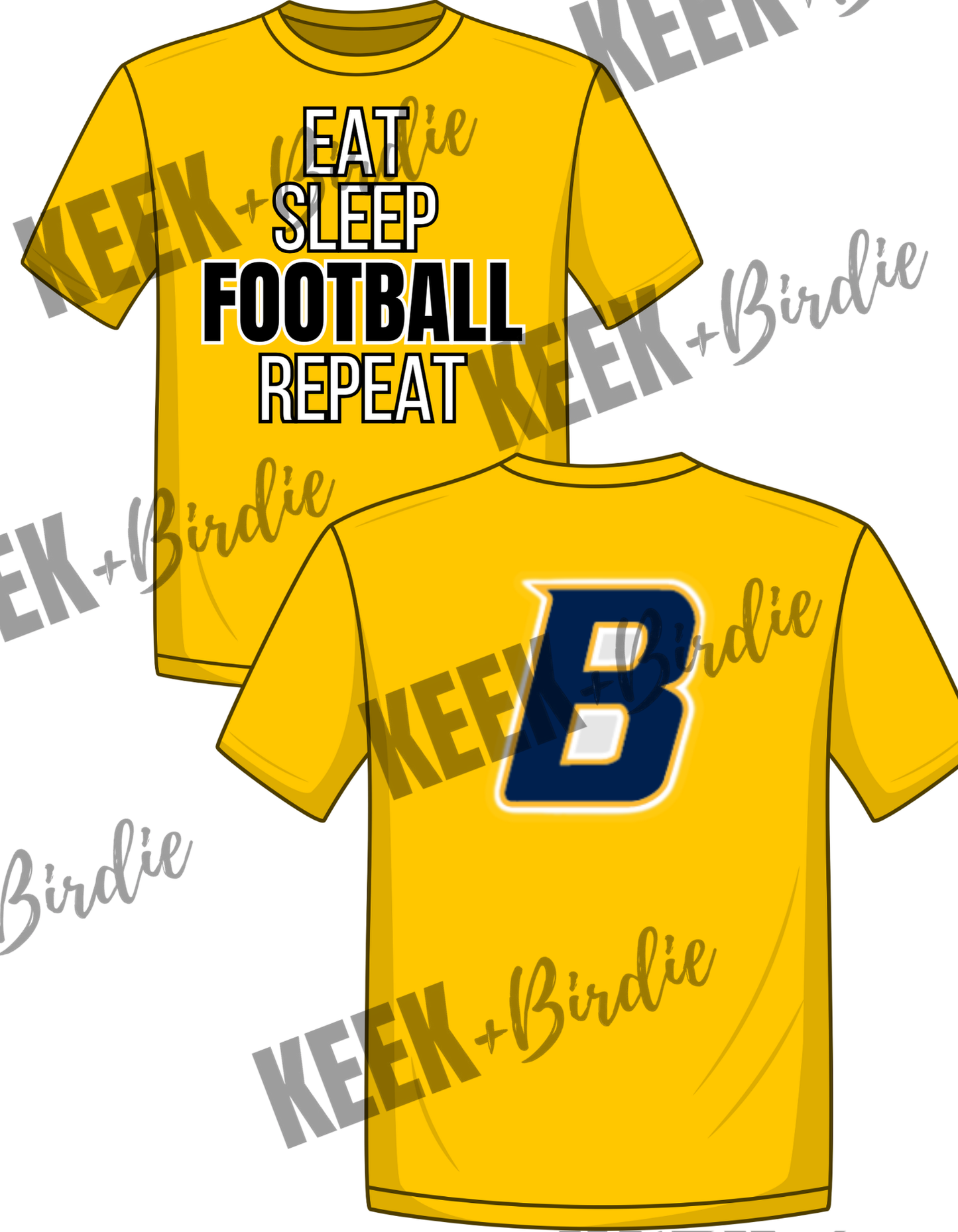 BB eat sleep football