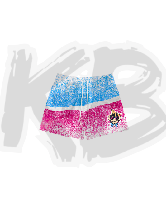 Party Animals Shorts blue white pink