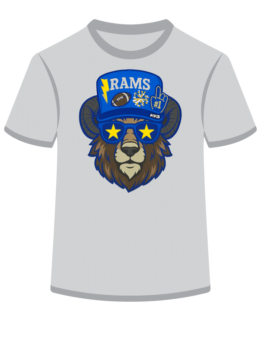 Rams Mascot/Blue&Gold