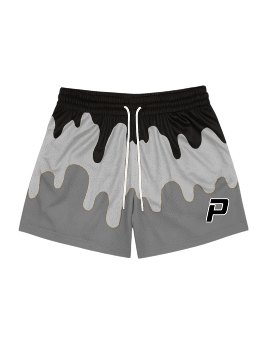Prospects- black/grey/dk grey slime shorts