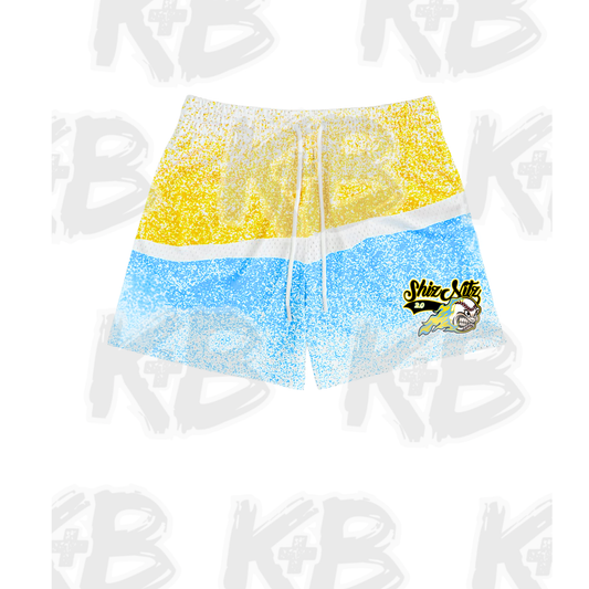 SN Shorts spray paint