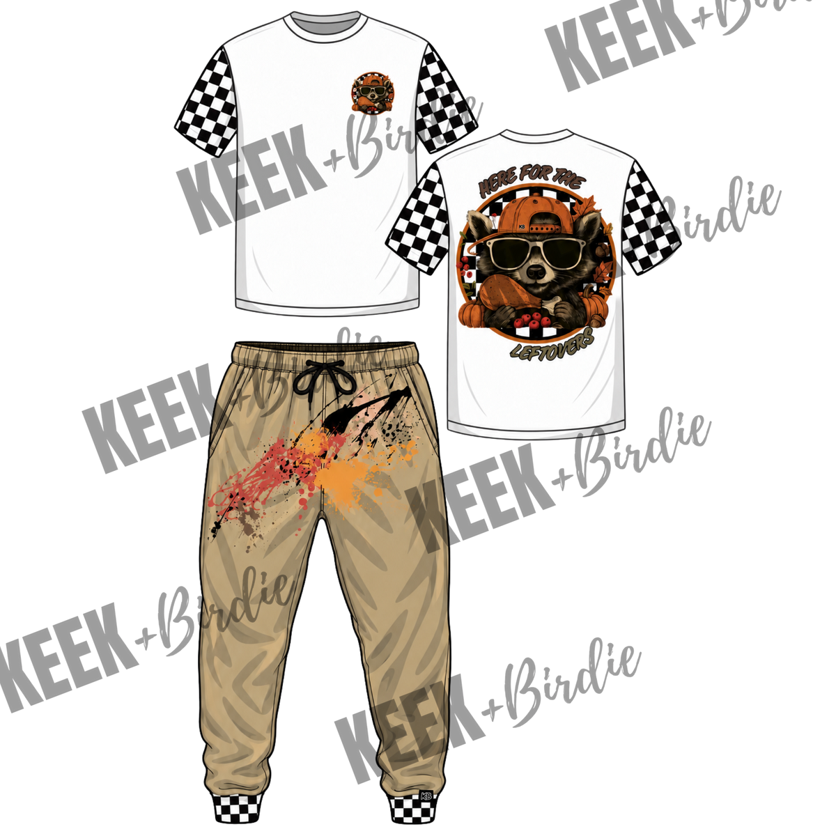 KB set just here for the leftovers SS shirt+joggers
