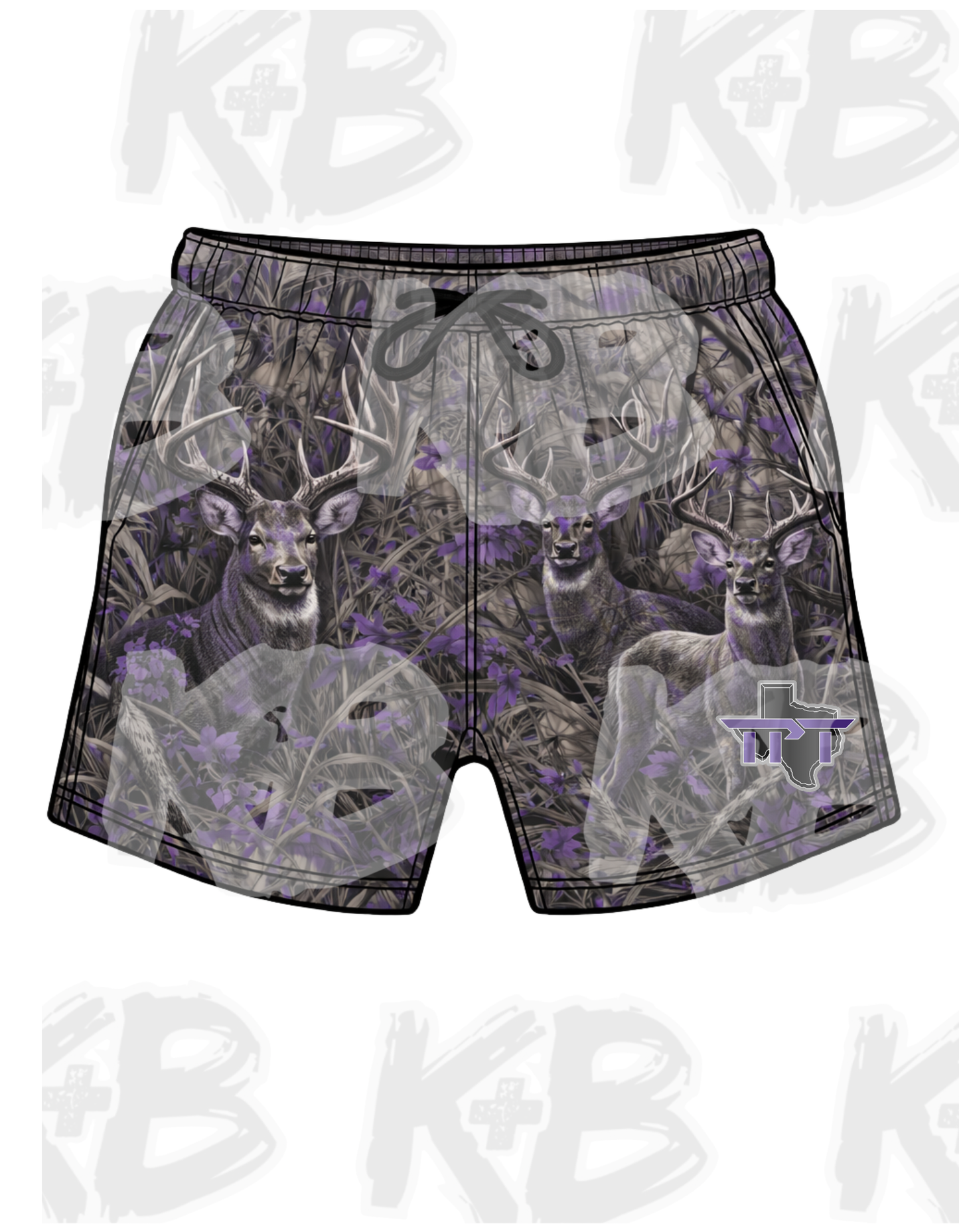 TPT shorts deer camo