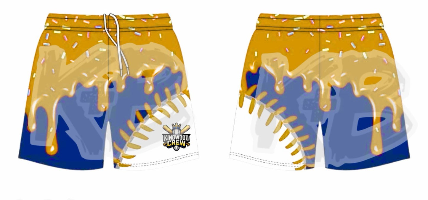 KW Shorts drippy seams