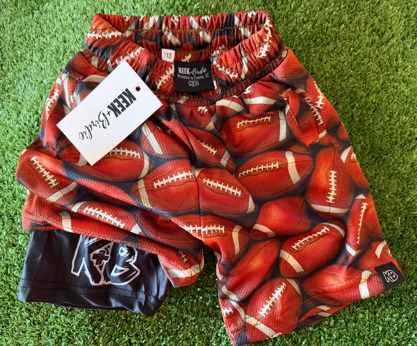 KB football shorts