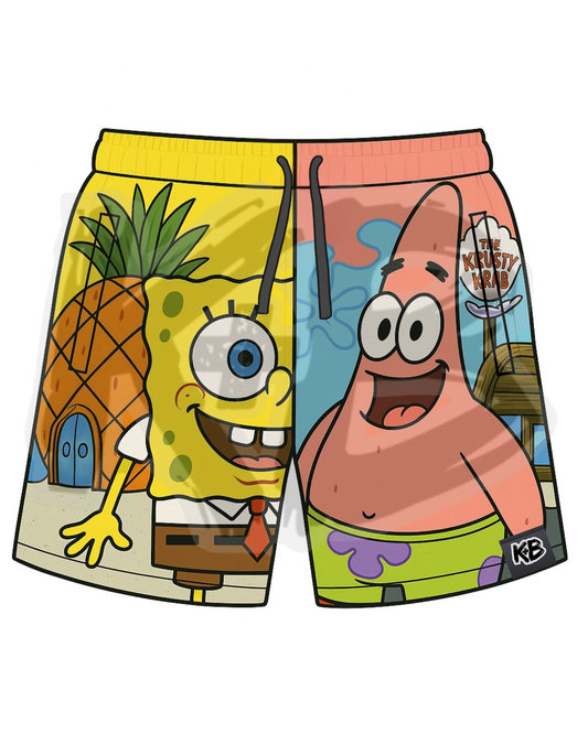 K+B Mesh Shorts Sponge/Starfish