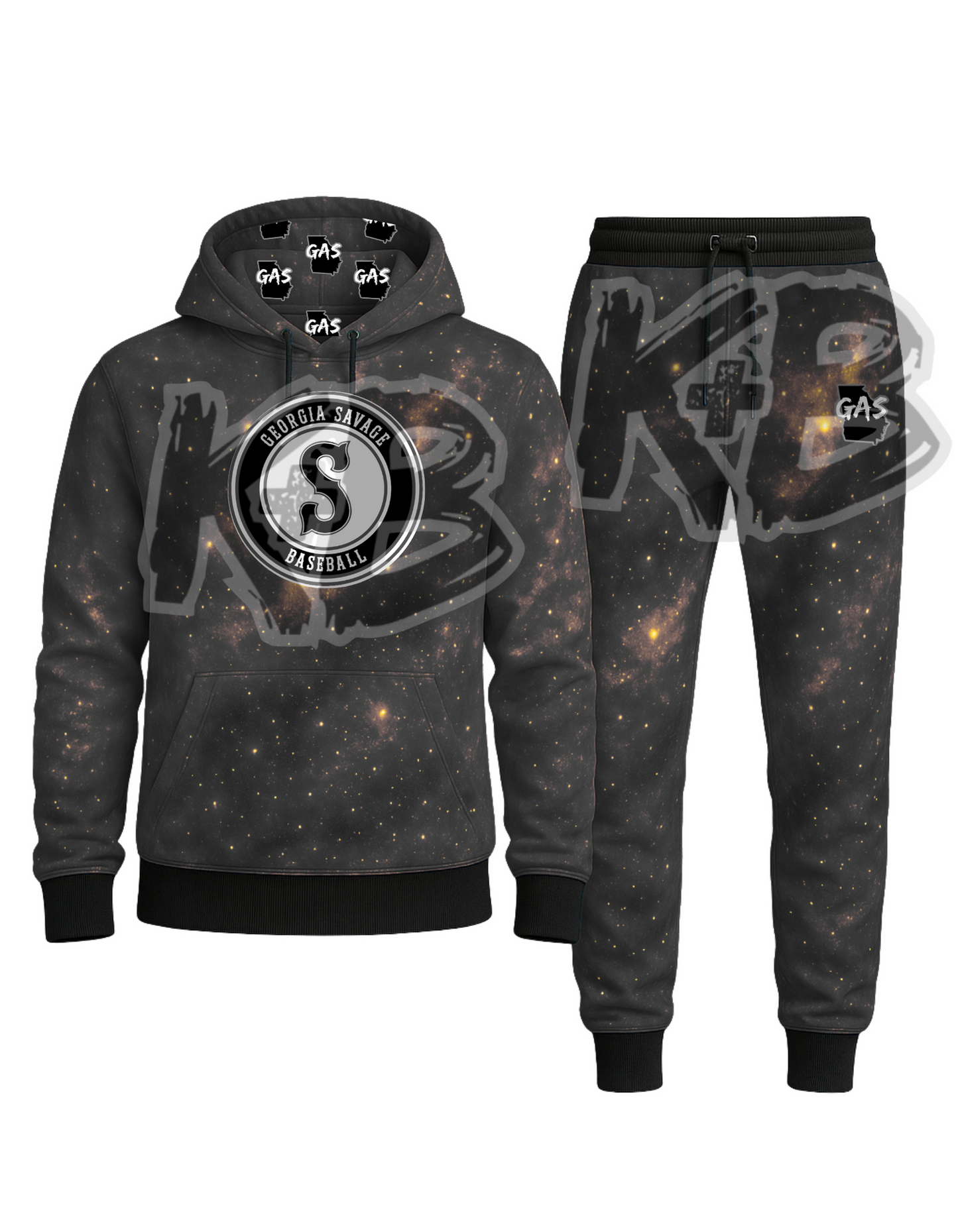 GAS hoodie/jogger set 4