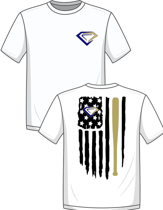 Diamond baseball flag