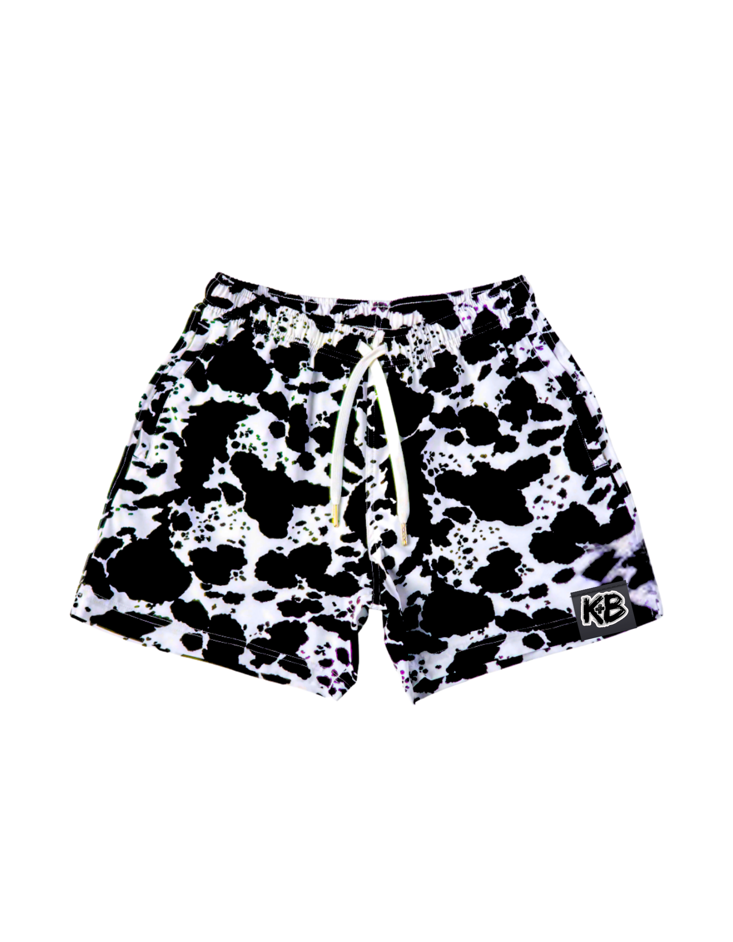 KB shorts cow print