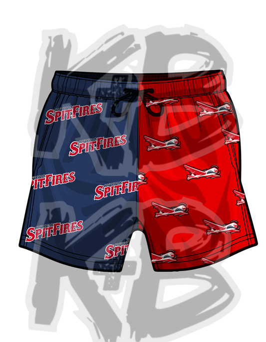 Spitfire shorts scatter logo