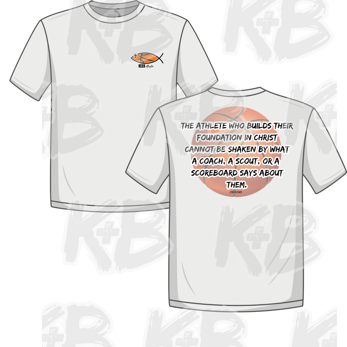 KB foundation in Christ basketball shirt