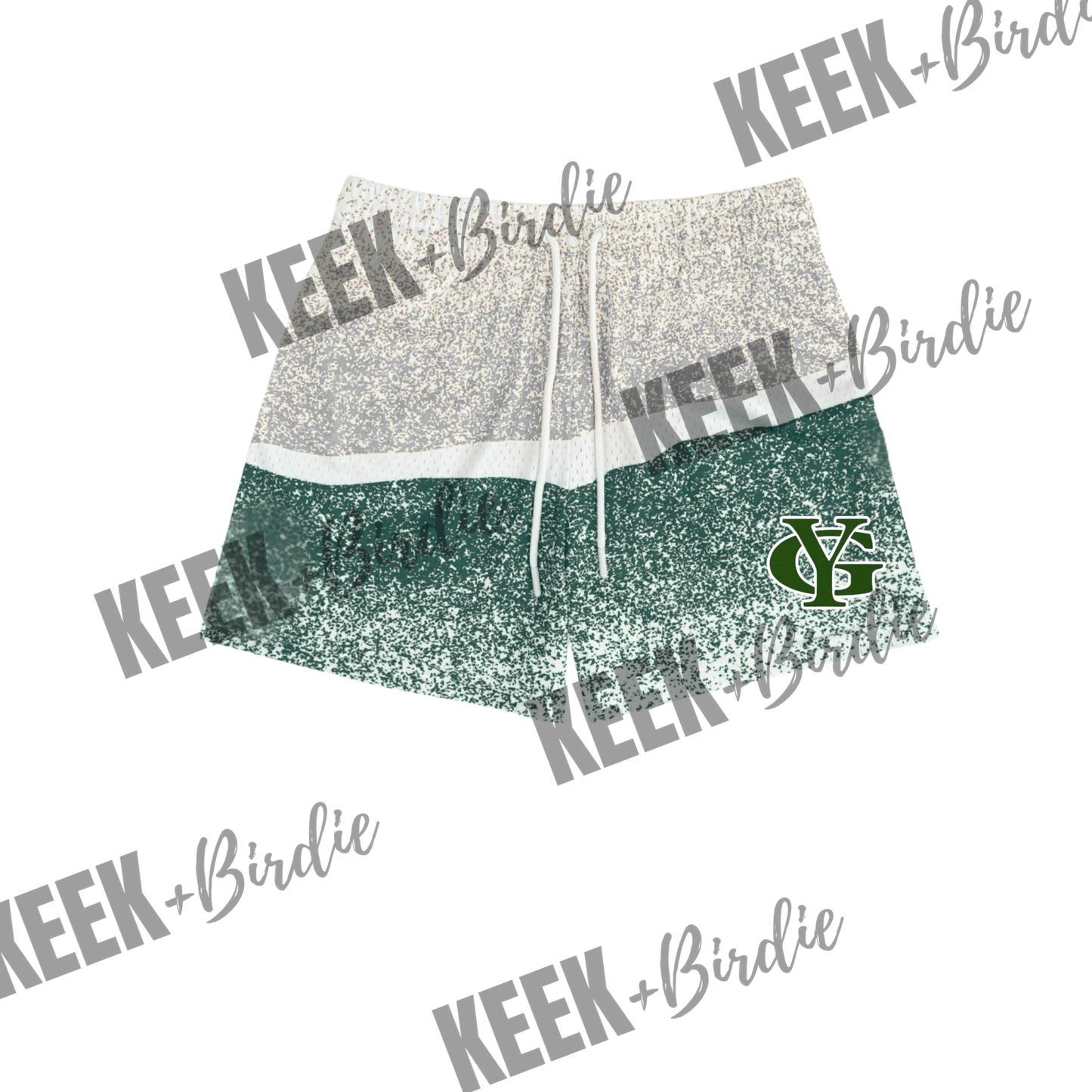 YG shorts spray paint