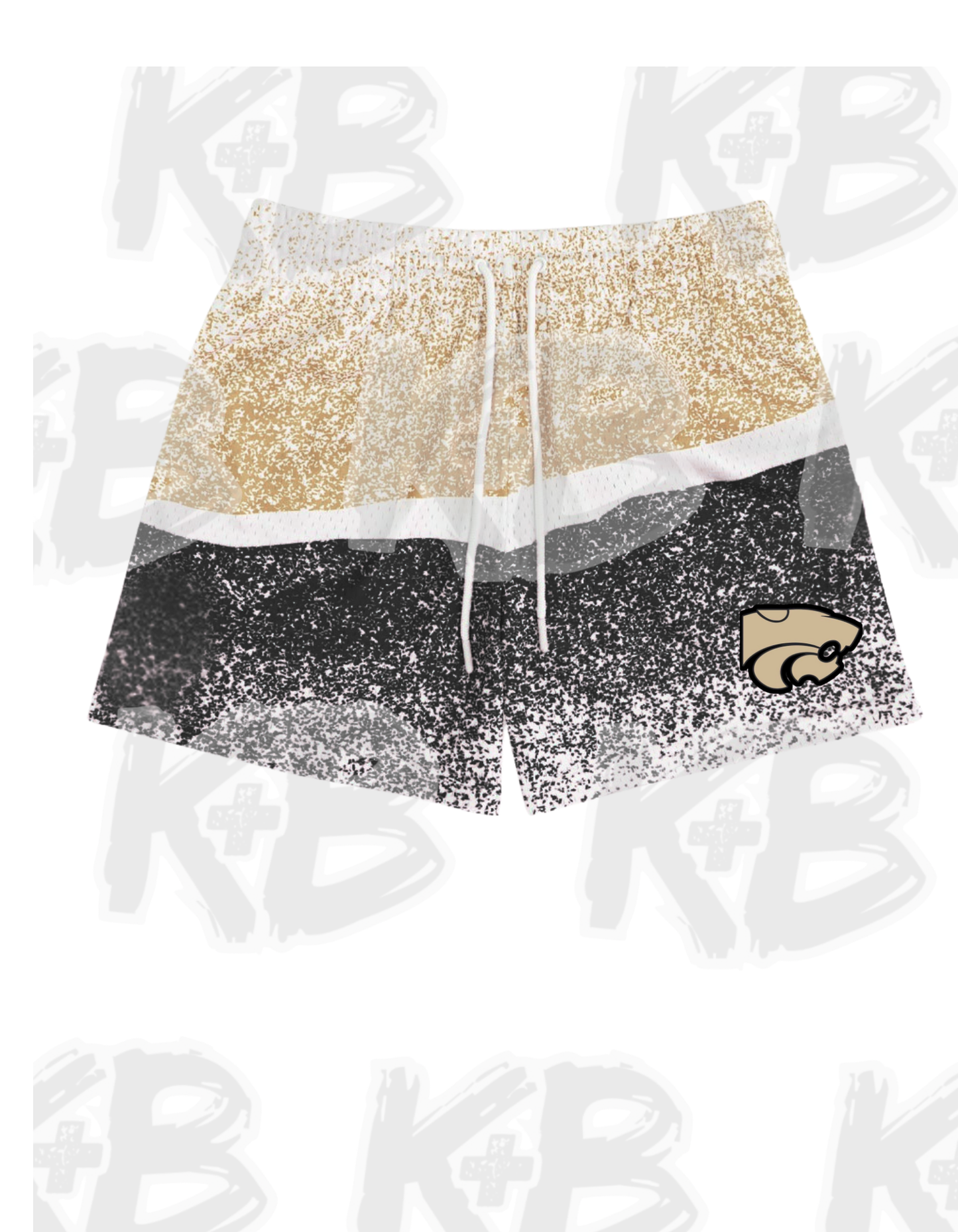 HW Shorts spray paint