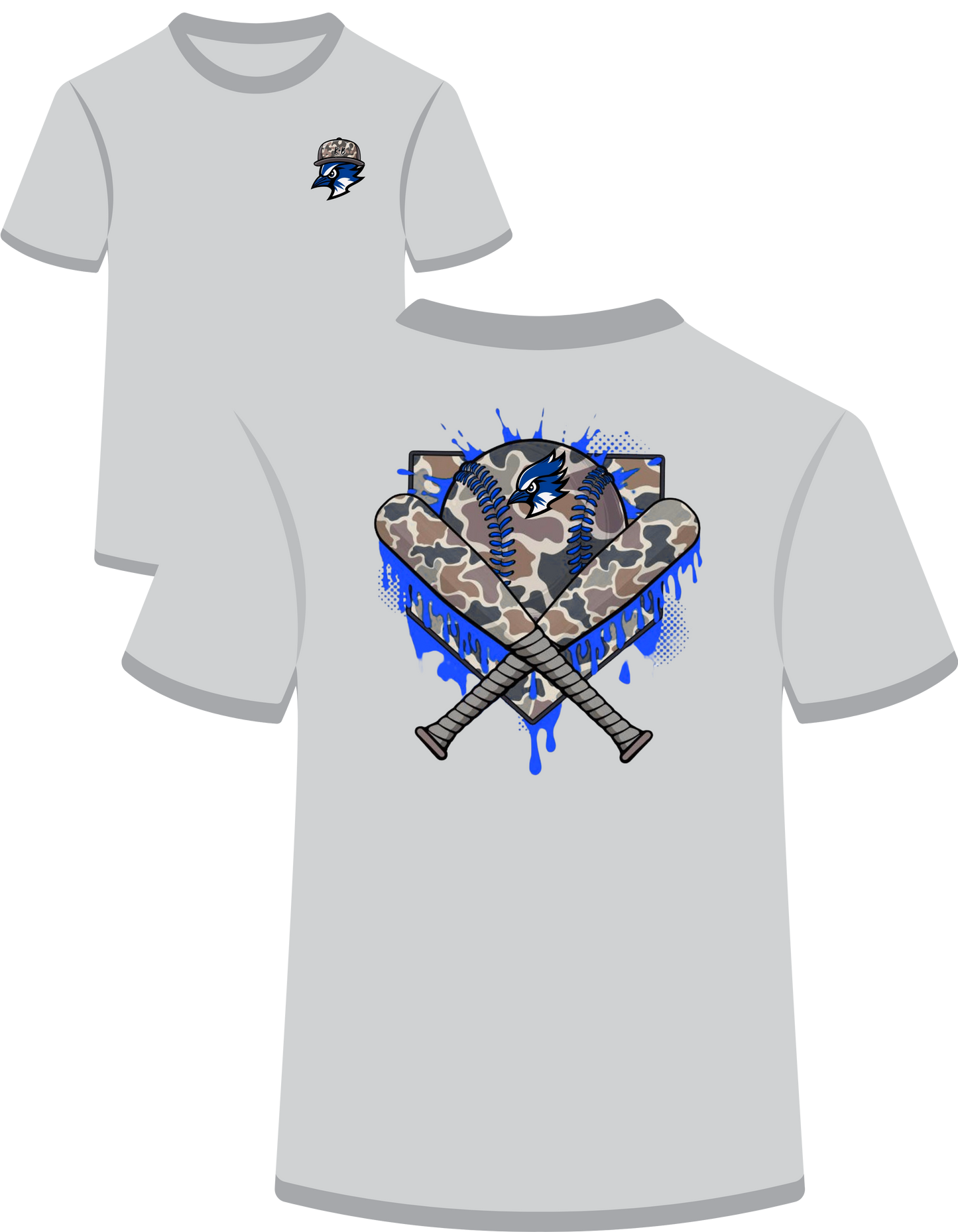 Camo Baseball Collection Bluejays