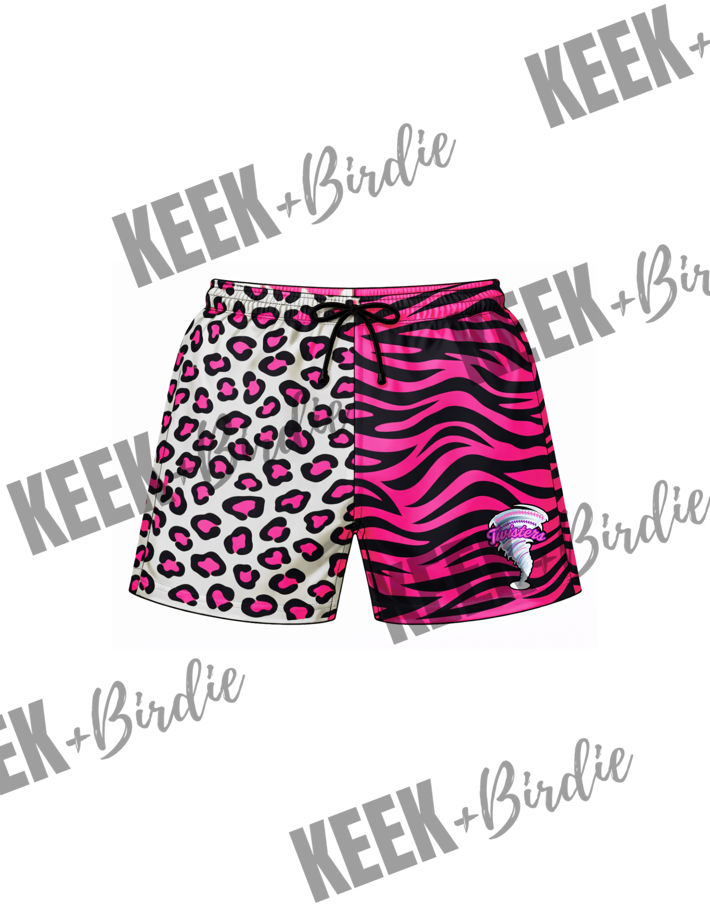 Twisters shorts cheetah/stripes