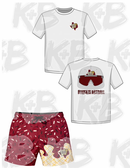 Bearcats Ice Cream/Sunglasses hat Set