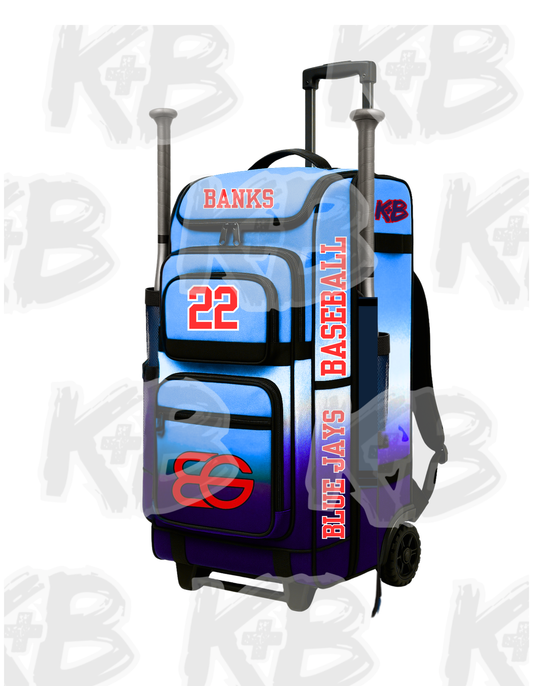 BG bat bag with trolley