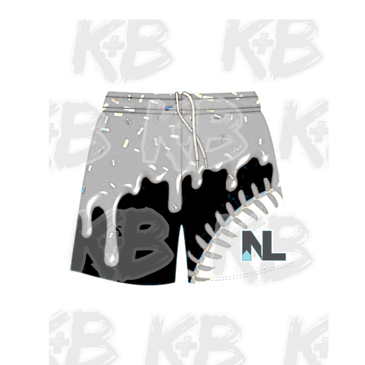NLP Shorts drippy seams