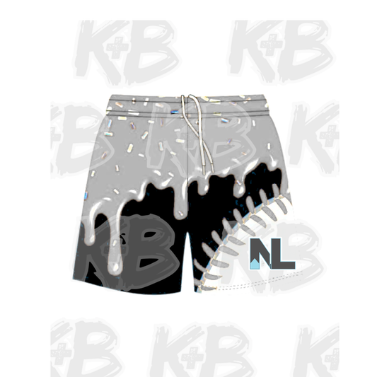 NLP Shorts drippy seams