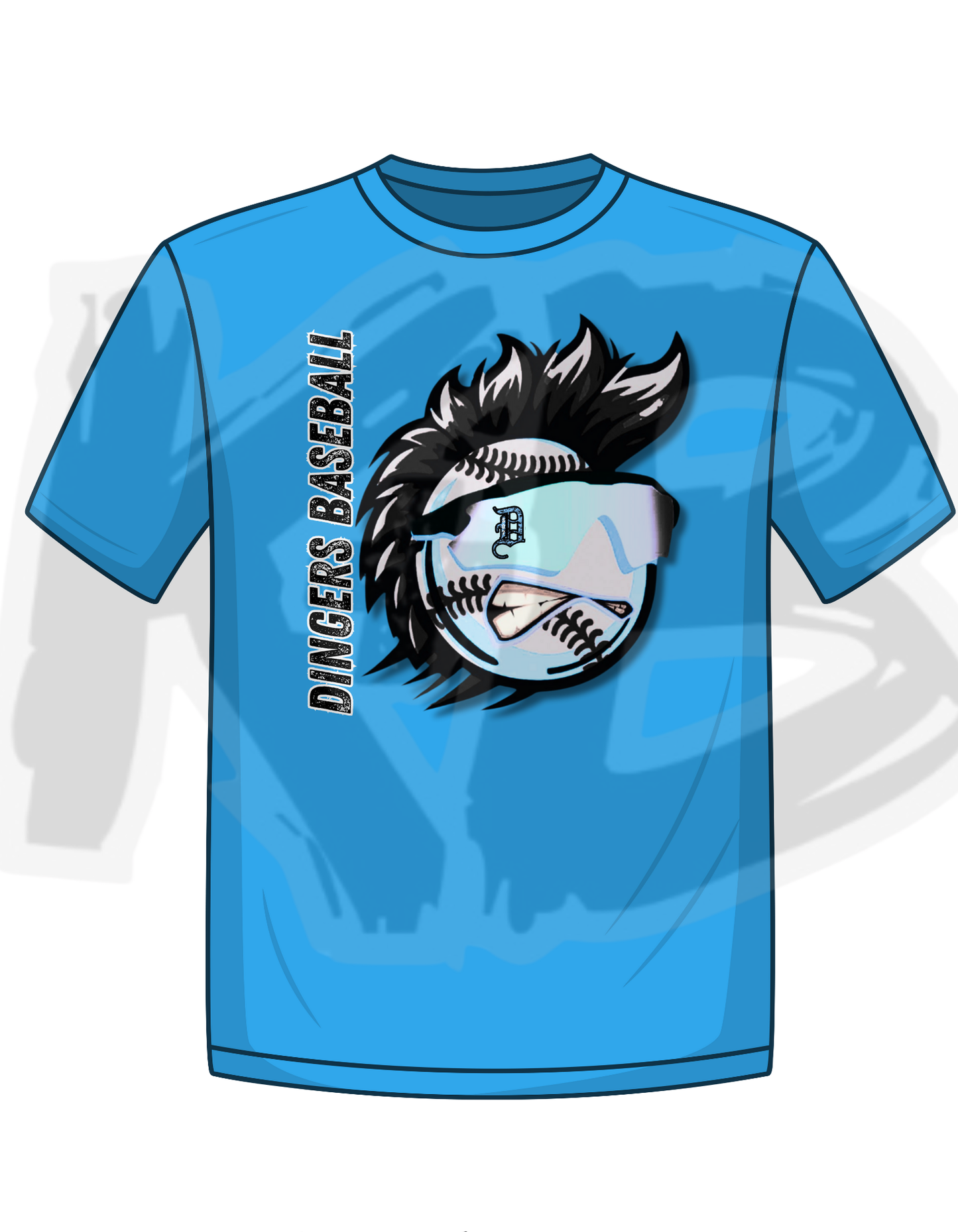 Dingers baseball mohawk